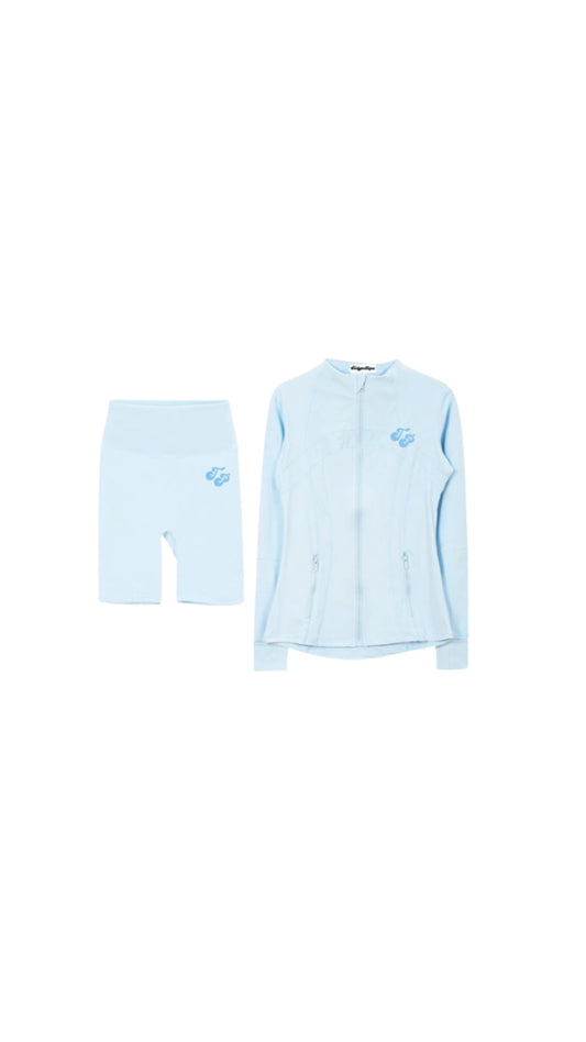Preorder: Powdered Blue Short Set