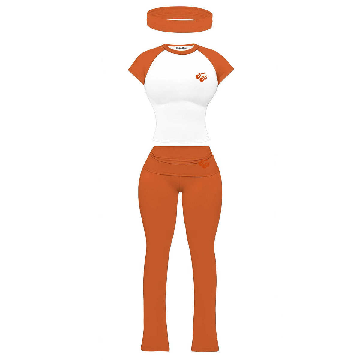 Preorder: Pumpkin Flare Pant Set