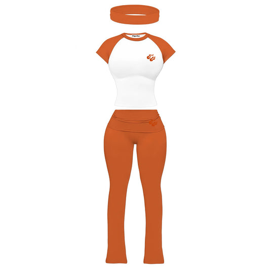 Preorder: Pumpkin Flare Pant Set