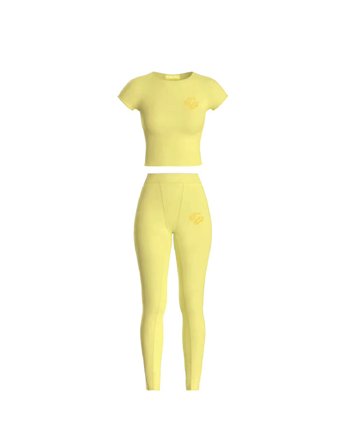 Preorder: Lemon Legging Set